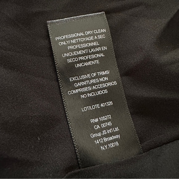 Halston Heritage Navy Floral Jacquard Fit & Flare Pleated Mini Dress Size 4 - Picture 15 of 16